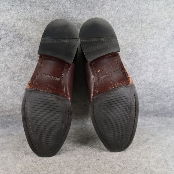 Cole Haan Shoes Men 11.5 Oxford Derby Classic Formal Lace Up Leather Dress Brown - Picture 10 of 16